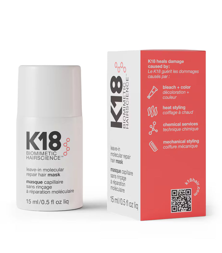 K18 4分鐘免沖洗修護髮膜 50m (Leave-In Molecular Repair Hair Mask)