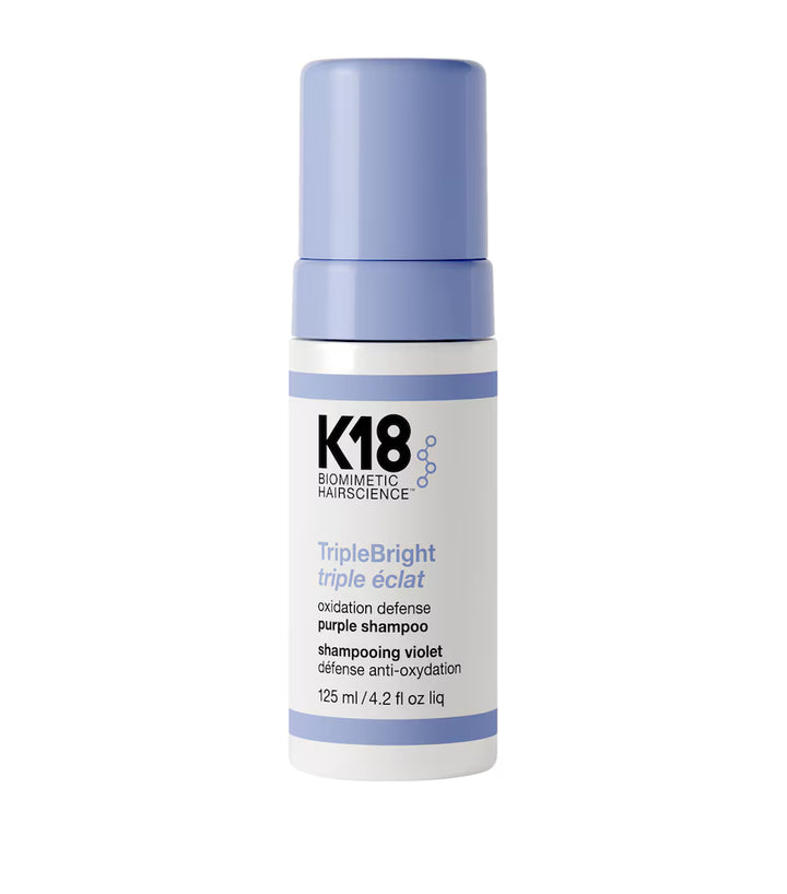 K18 TripleBright 三效抗黃紫色洗頭水（泡沫）125ml