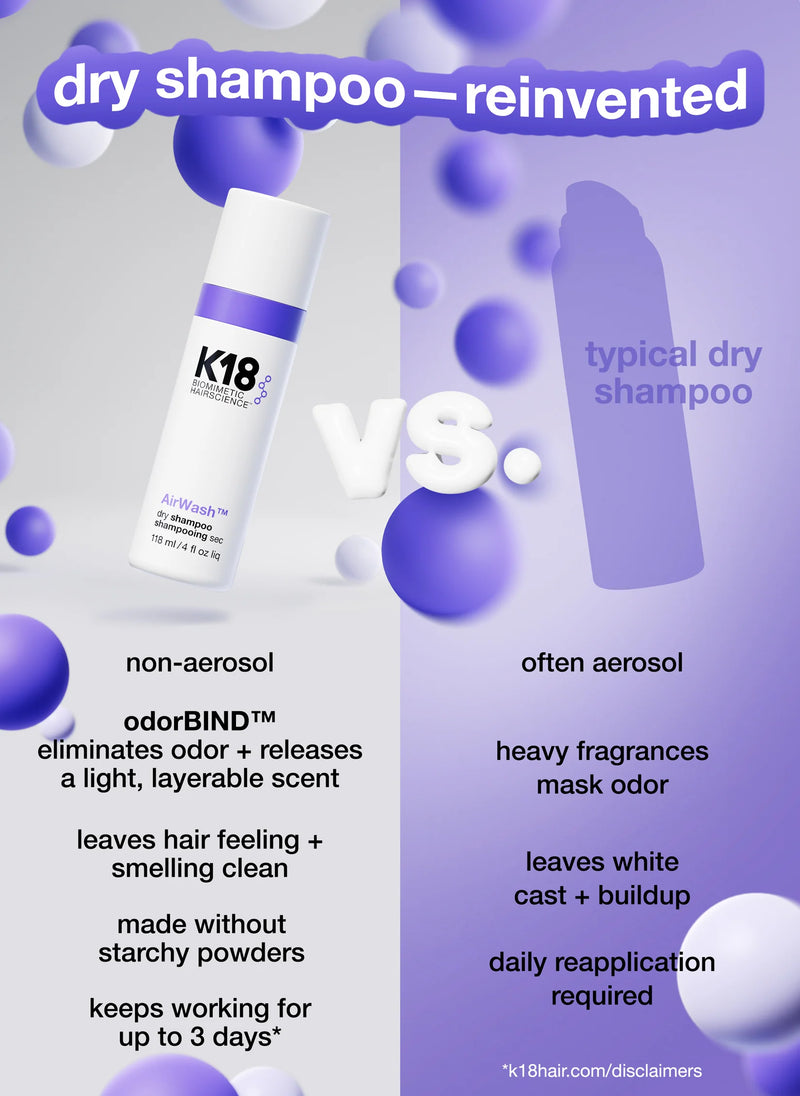 AirWash™ dry shampoo 零感淨髮噴霧