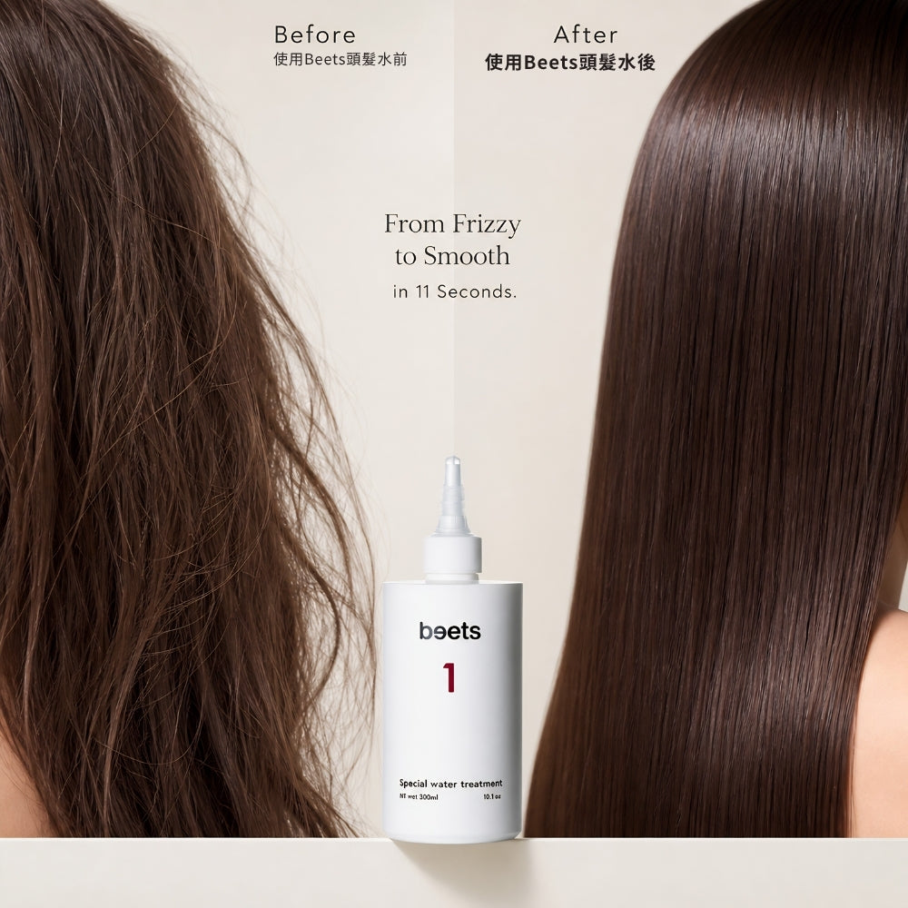 Beets keratin water treatment for damaged frizzy hair