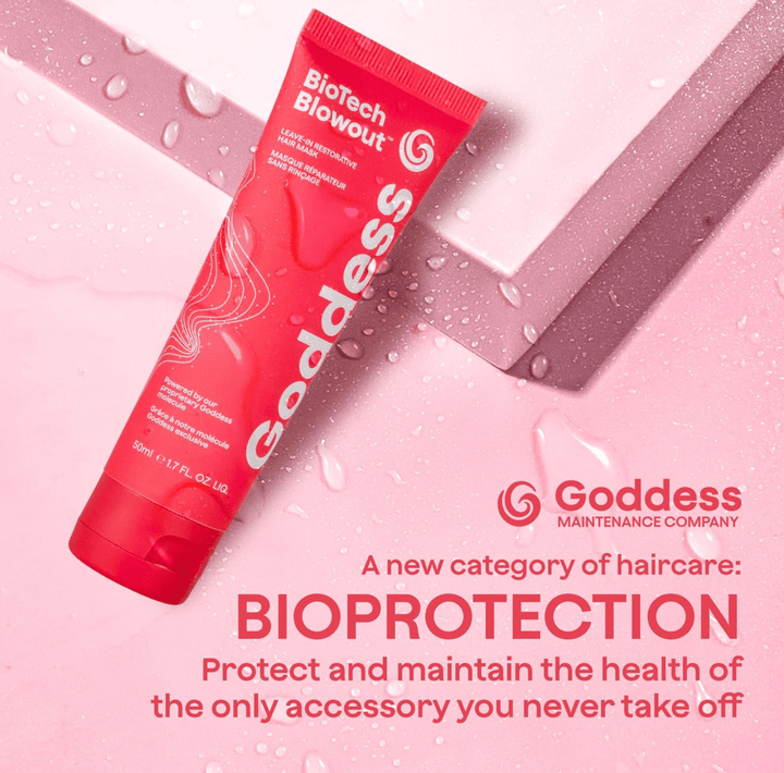 Goddess BioTech Blowout Leave-in Mask tube heat protectant - Clove Beauty