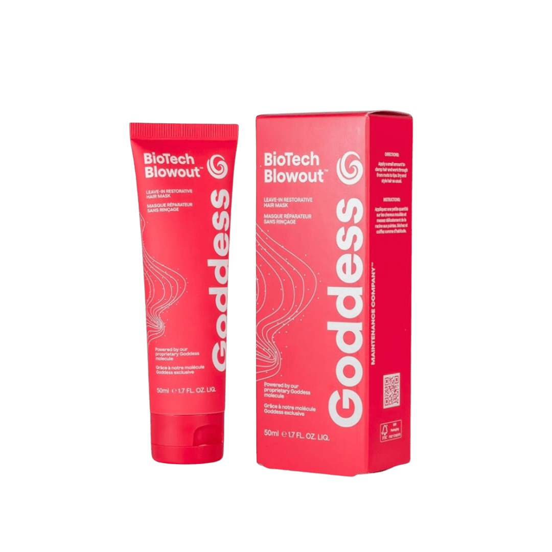 Goddess BioTech Blowout Leave-in Mask tube heat protectant - Clove Beauty