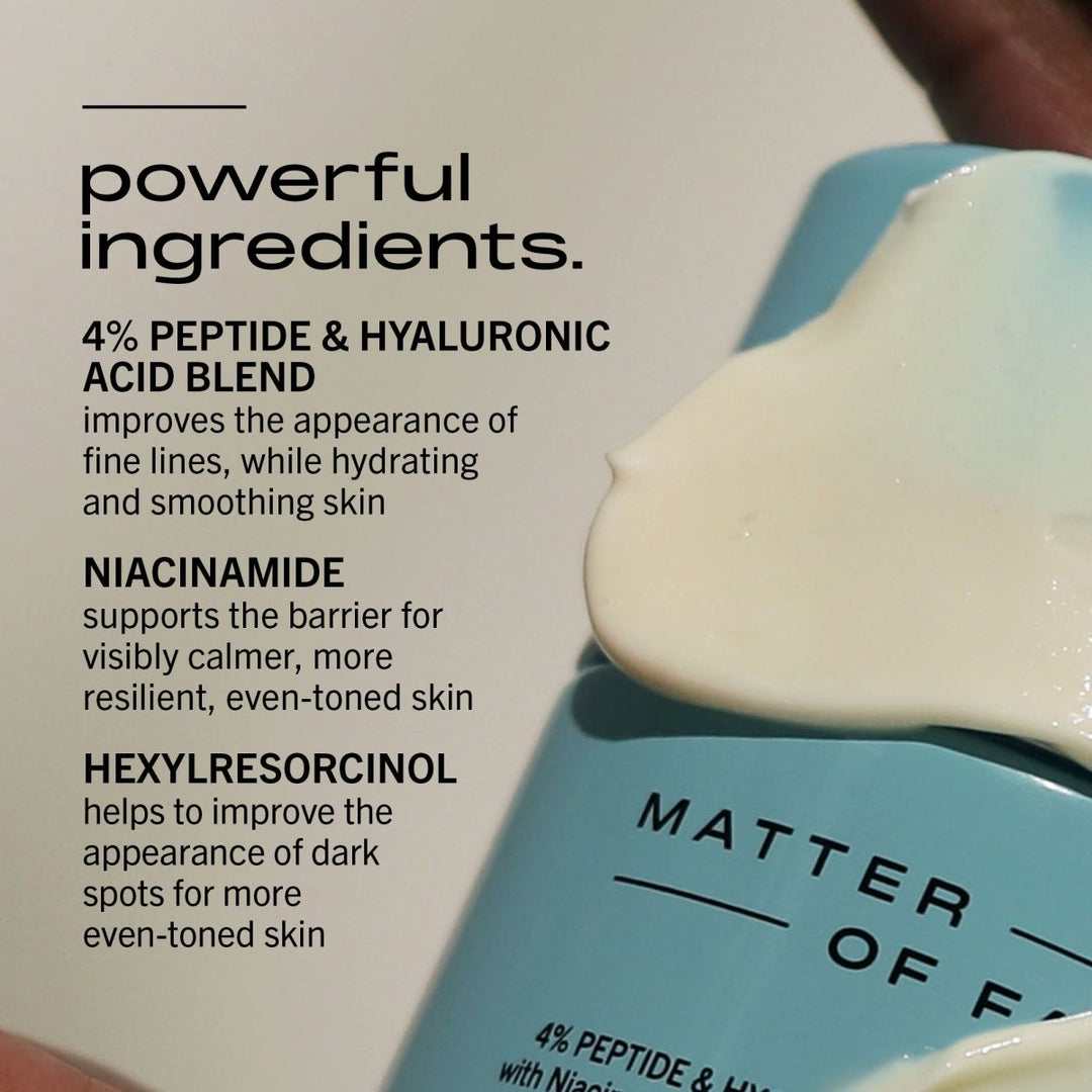Rich creamy texture with peptides and bakuchiol 抗老面霜質地