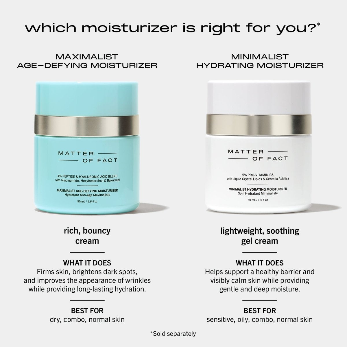 Matter of Fact Maximalist Age-Defying Moisturizer jar anti-aging cream - Clove Beauty